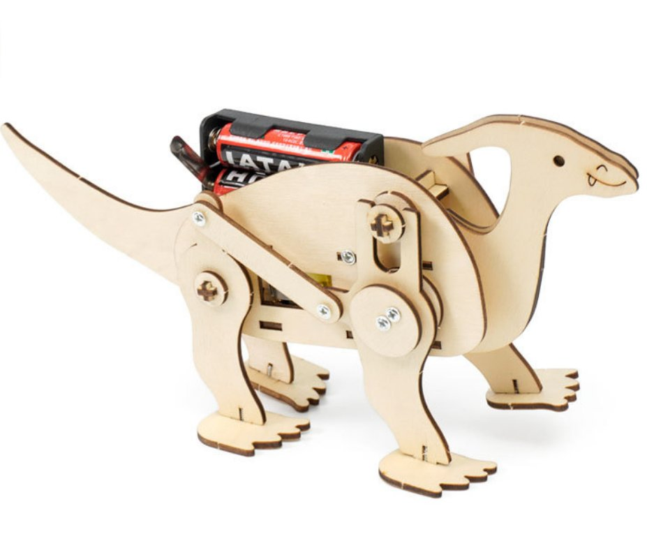 Kit de Dragón Auxiliar Mecánico para Niños; Juguetes Educativos de Madera para Aprendizaje Tecnológico Creativo de Programación Científica DIY STEM