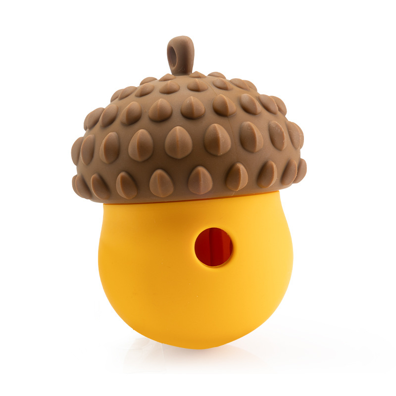 Alimentación de Silicona de Grado Alimentario, Comedero Antifugas para Mascotas, Pelotas Masticables de Alimentación Lenta, Juguetes Educativos e Interactivos para Gatos y Perros