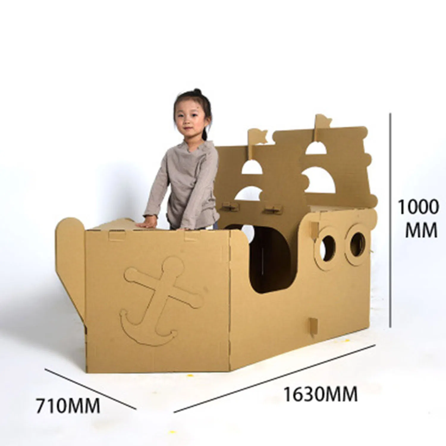 Casa de Juguete de Papel Corrugado para Niños, Tienda de Juego, Casa de Juego para Niños en Venta, Juguetes Educativos