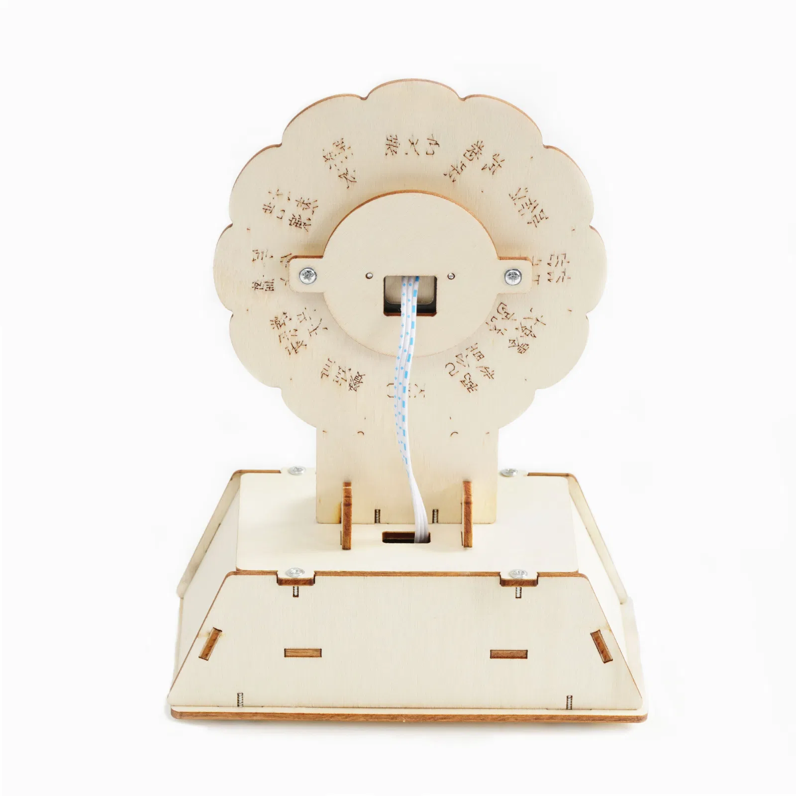 Kit de Rueda de la Suerte para Niños; S DIY Stem Creativo Programación Científica Tecnología Aprendizaje Juguetes Educativos de Madera