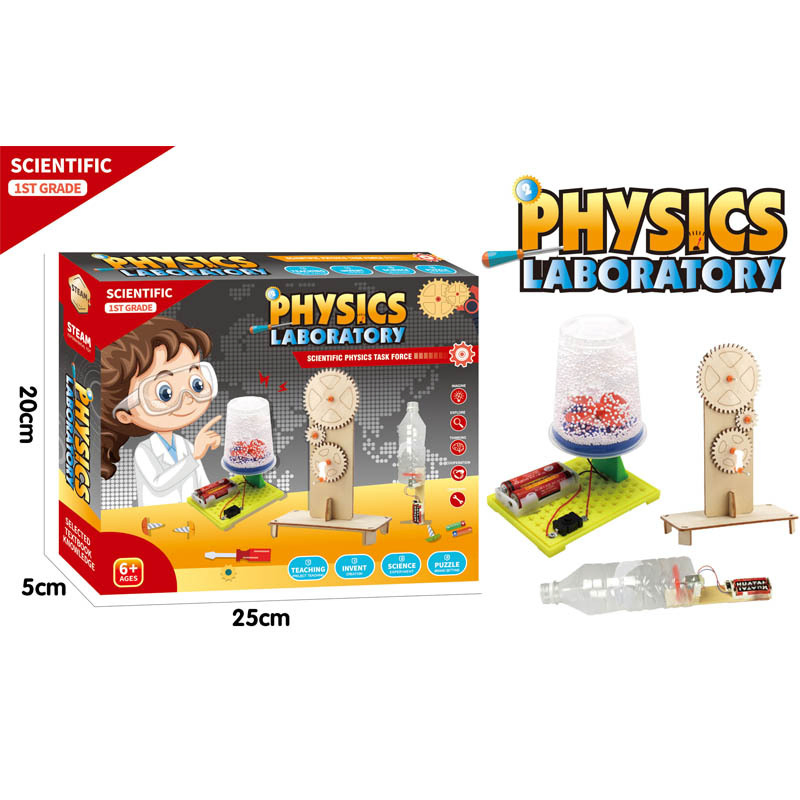 Conjunto de Experimentos de Ciencia Física DIY 3-in-1 Juguetes Experimentales Manuales