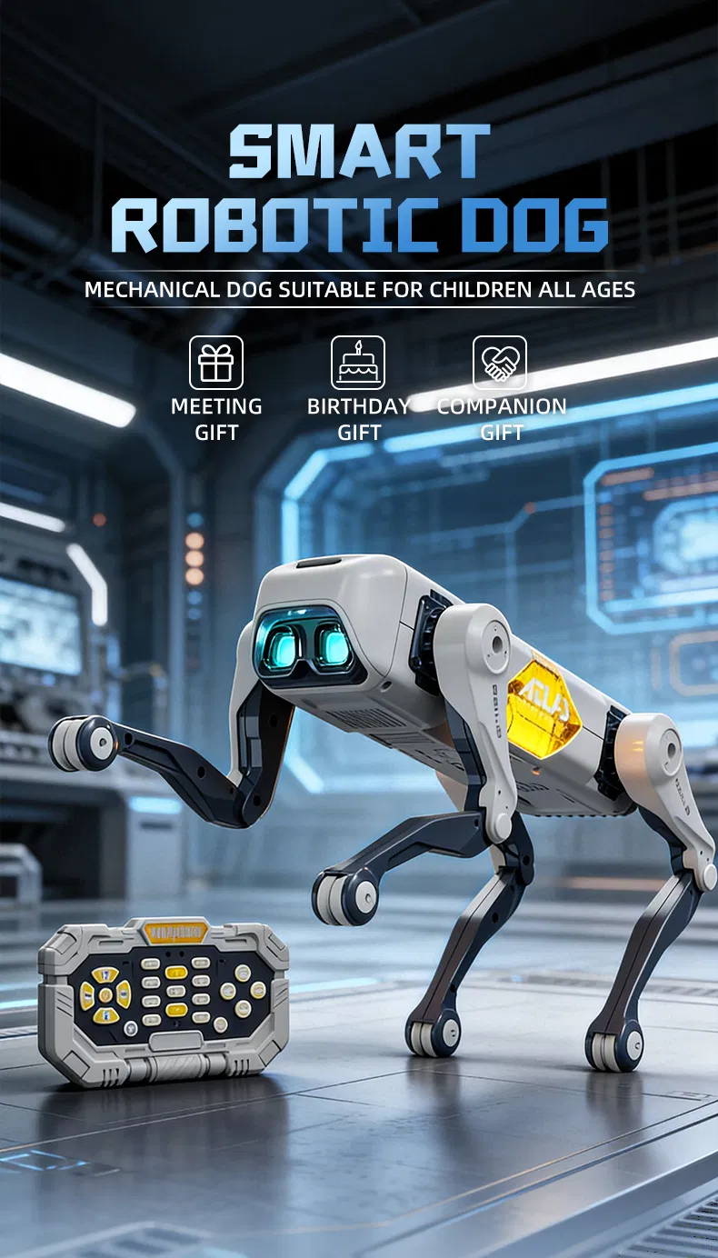 Perro robot RC detalle 1