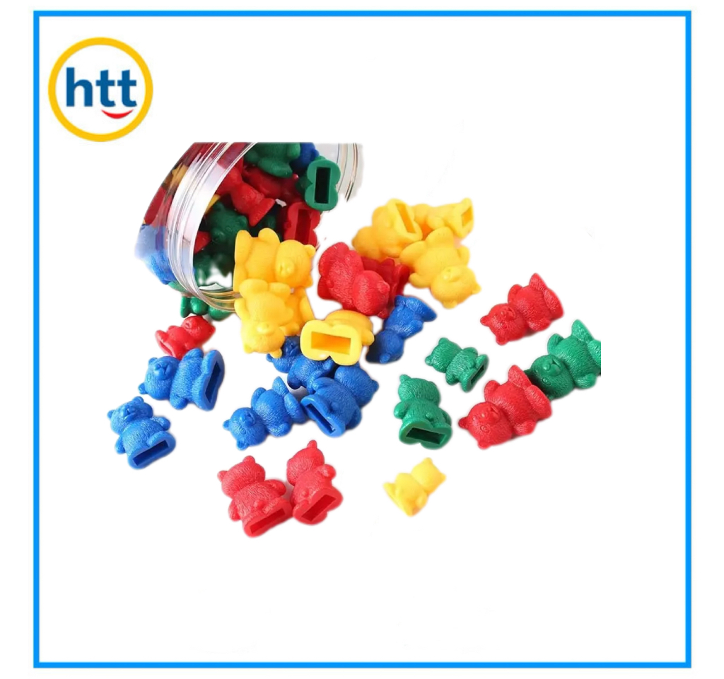 Juguetes educativos de matemáticas inteligentes, ositos de conteo, juguetes de plástico para niños, fabricante