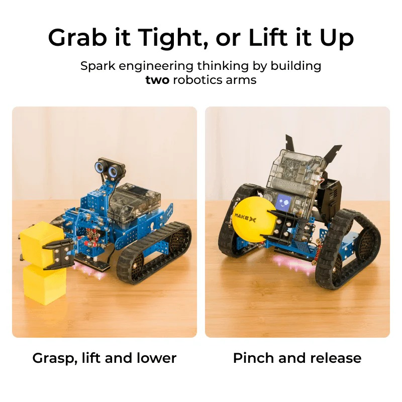 Kit de Robótica Rover de Makeblock Mbot2: Robot Emo Interactivo para Niños para Aprender a Programar y Jugar al Aire Libre