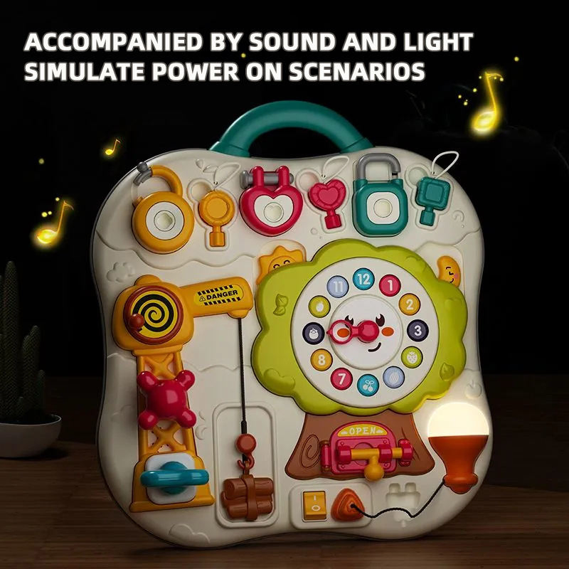Juguetes de aprendizaje para preescolar Samtoy, juego de entrenamiento de actividades, accesorios de tablero sensorial para niños, Montessori para juguetes de niños pequeños