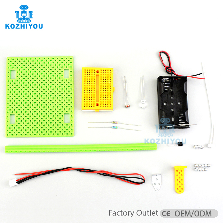 Juguete educativo de ciencia STEM para niños, juguete de ciencia DIY con control de luz, farola, regalo educativo para niños