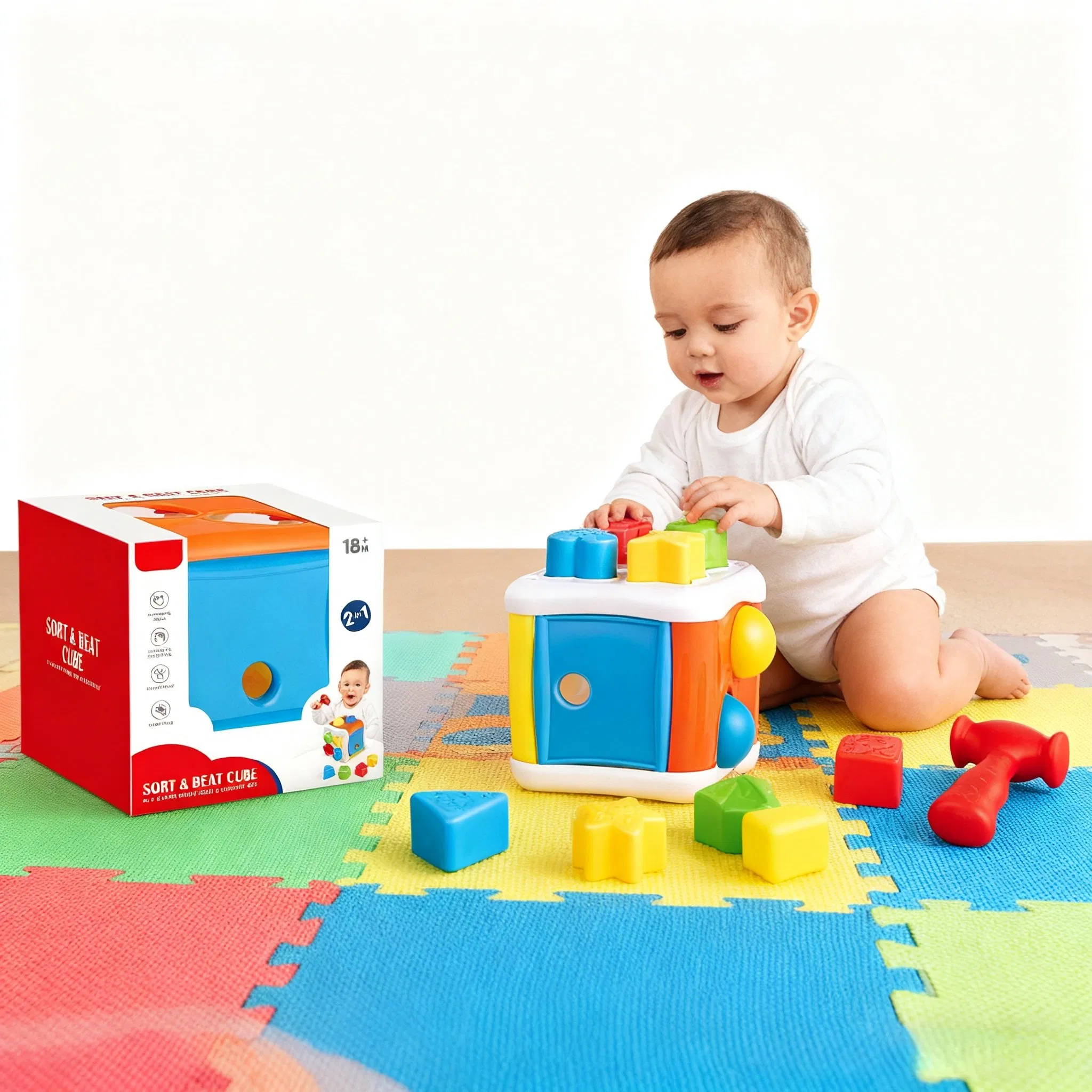 Juguete mayorista para niños de tapón y juego para la coordinación mano-ojo y el desarrollo intelectual temprano