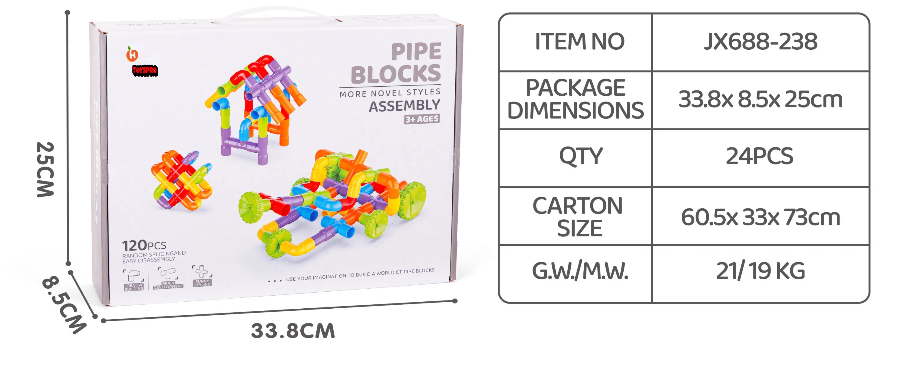 Bloques de Construcción Juguete, 12 Piezas Juguetes Sensoriales de Tubo Creativo, Set de Construcción para Construir Bicicleta, Tanque, Scootie, Habilidades Motoras Diseño Educativo Sin Fin