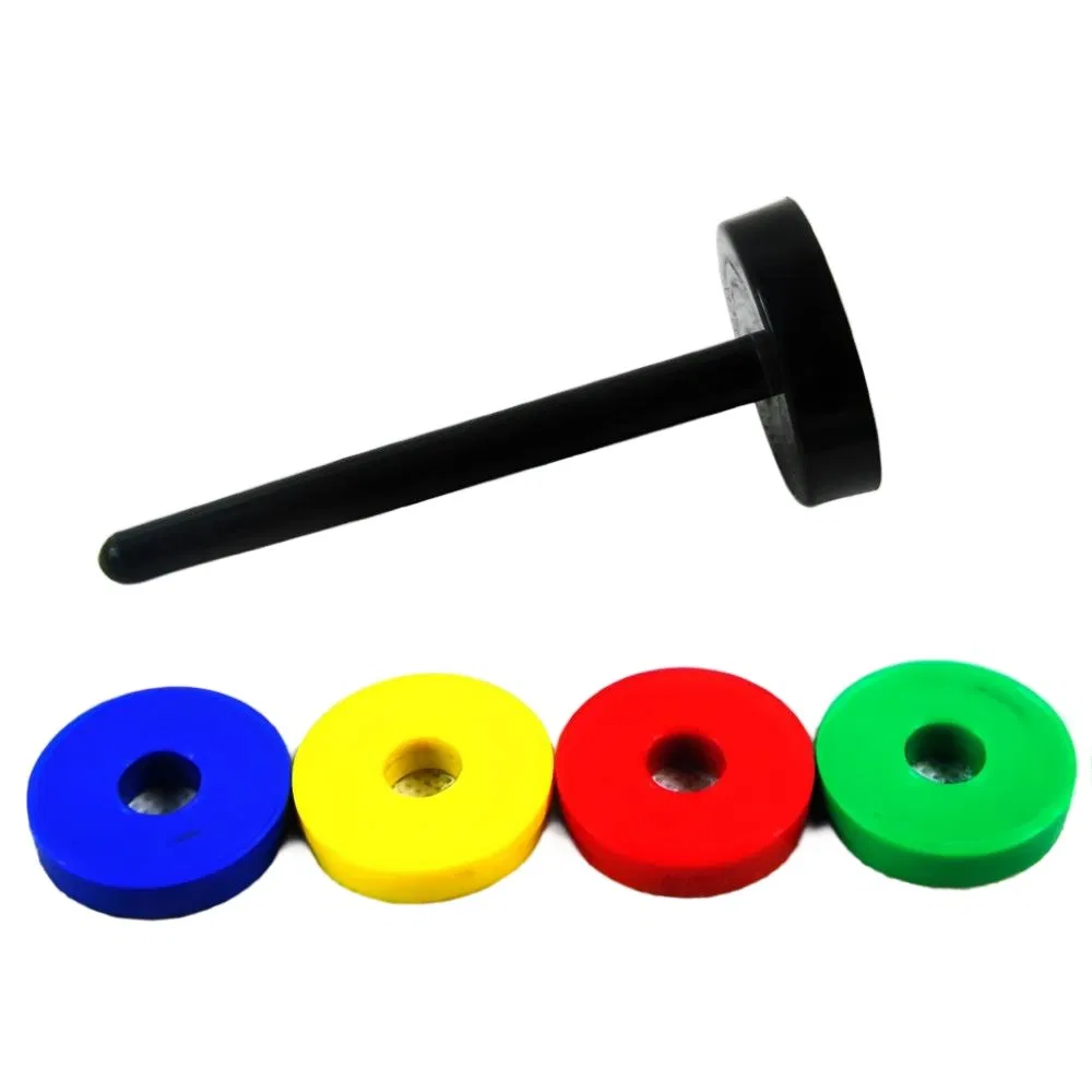 4 Juguete educativo de experimento científico de anillo redondo magnético flotante Montessori para niños