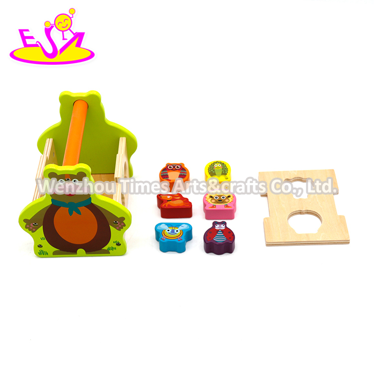 Caja Educativa de Animales Montessori Juguete de Clasificación de Formas de Madera para Niños W12D352