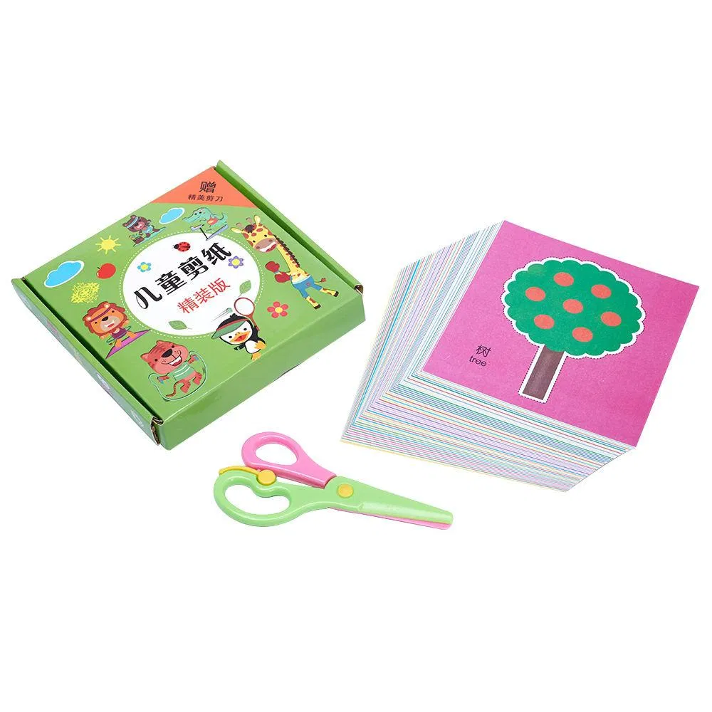 Juegos de Artes y Manualidades para Niños Set de Cortes de Papel Educativos para Niños