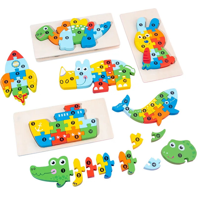 3D Educational Creative Funny Kids Puzzle Juguetes de bricolaje