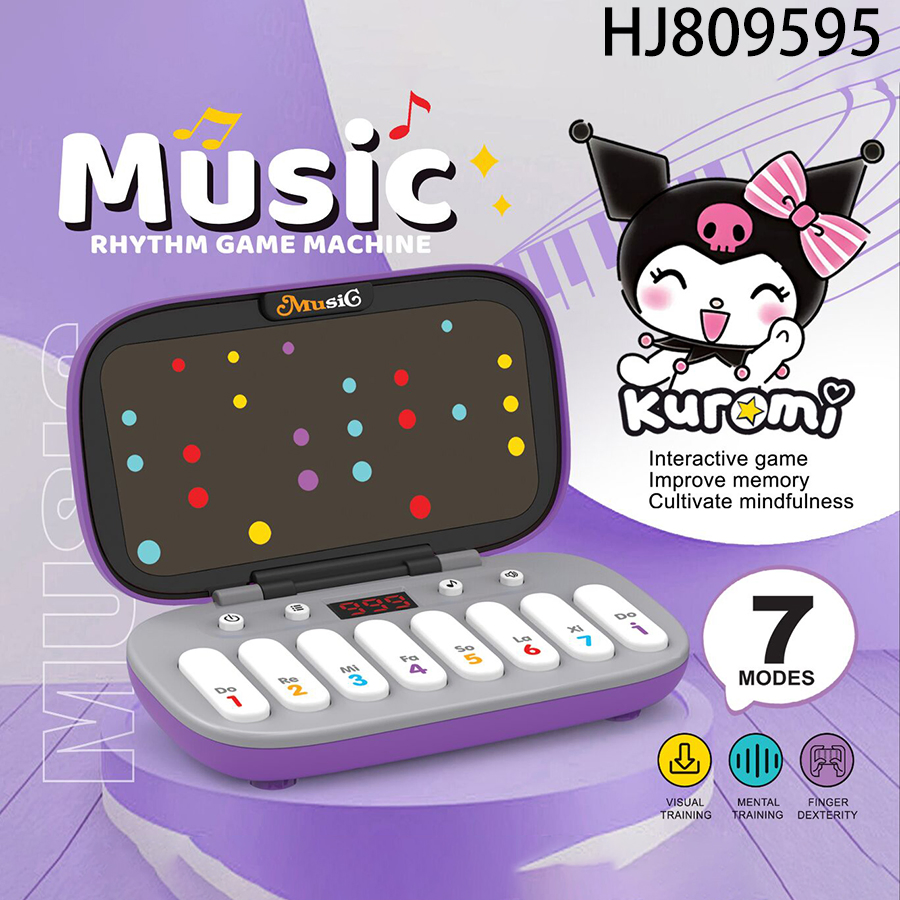 Teclado Electrónico para Niños Juguete Divertido Instrumento de Creación Musical Maestro del Ritmo Juguete Sensorial de Pulsación Rápida para Herramienta de Aprendizaje Musical Infantil