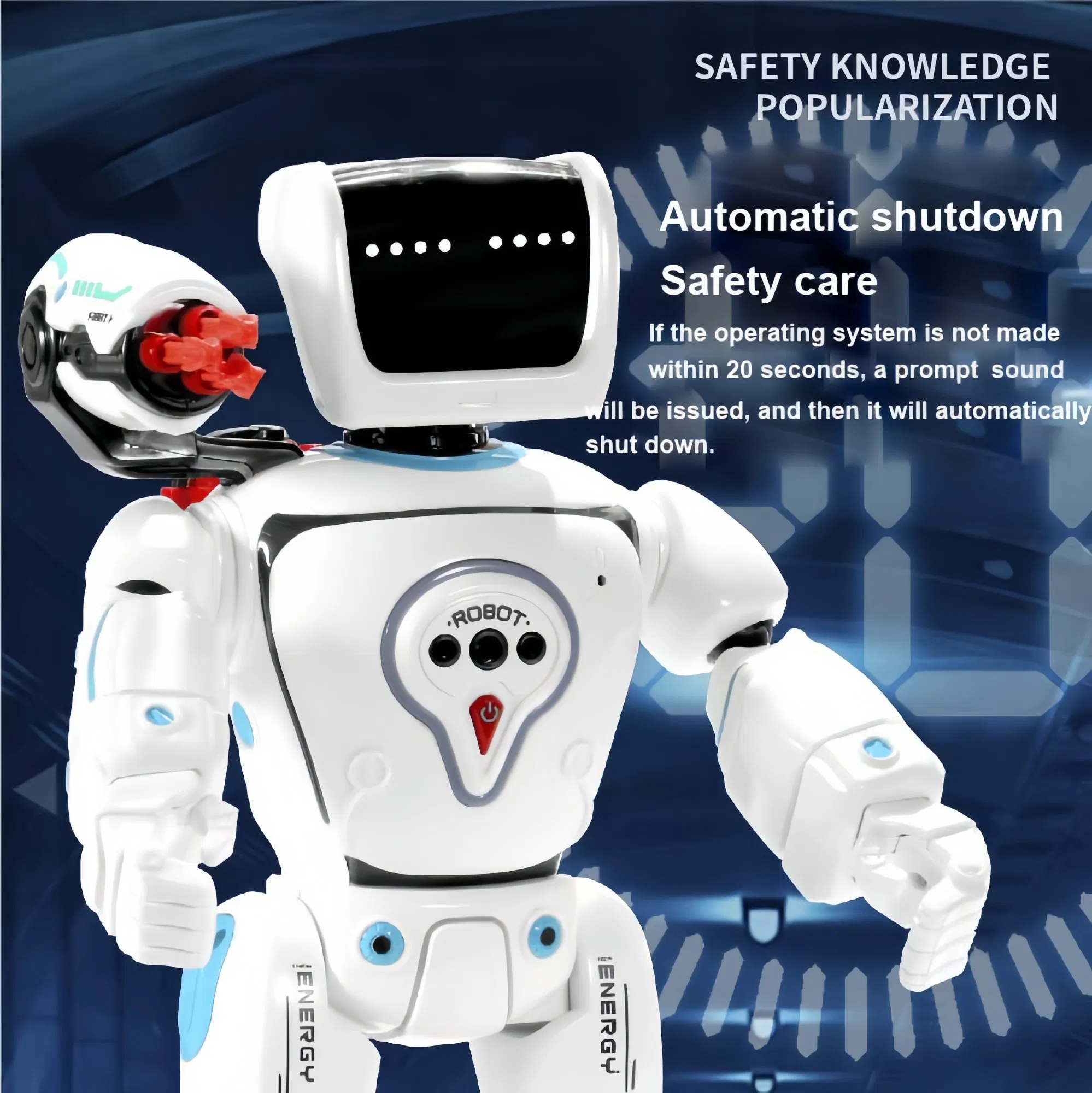Nijia 2026 Ventas Calientes Favor de Niños Juguetes Educativos de Discurso Oral Inteligente Programación Ai RC Operación a Batería Robot Inteligente Juguetes Robot Hidroeléctrico Híbrido