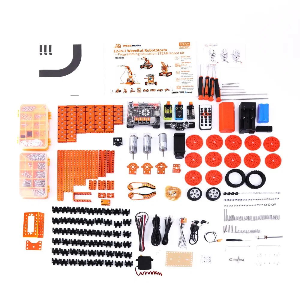 Kit de robot educativo inteligente de codificación DIY para niños, microbit, juguetes de enseñanza para estudiantes