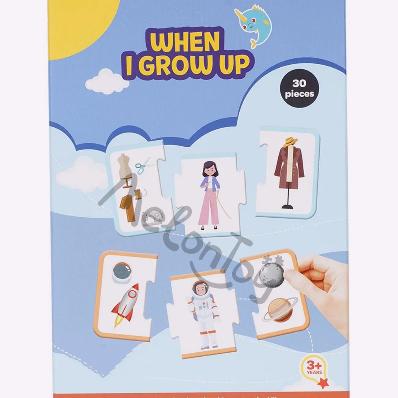 Rompecabezas Cuando Sea Grande Juego Educativo de Rompecabezas Qué Viene Después Rompecabezas de Aprendizaje Juguetes Educativos Intelectuales Juguete para Niños