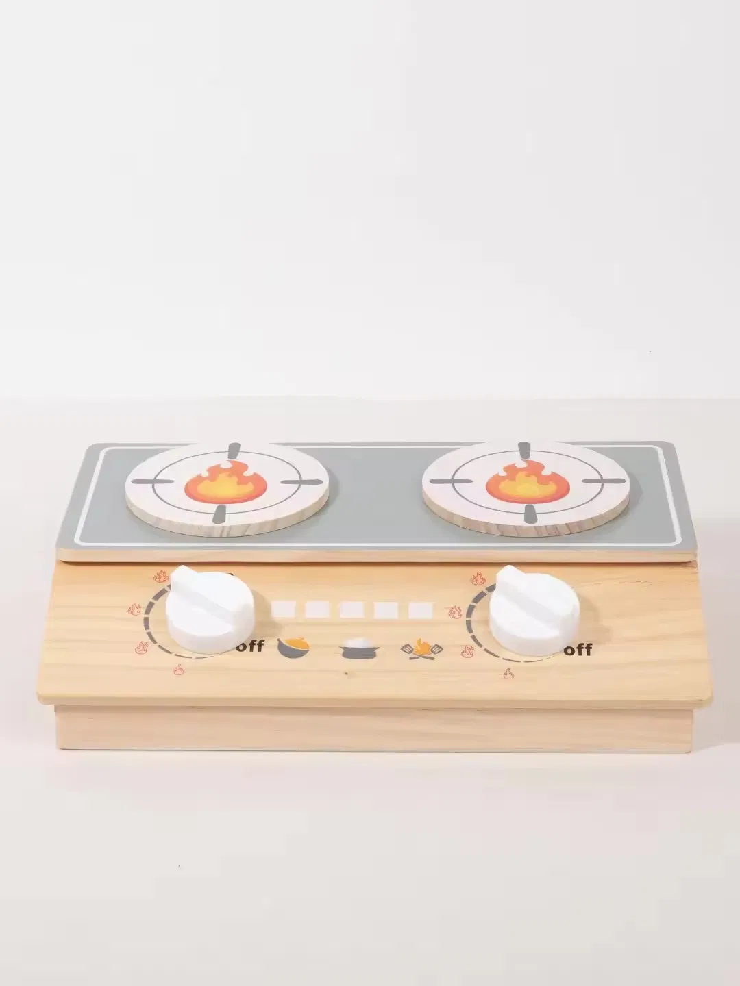 Juego de utensilios de cocina de madera Montessori, accesorios educativos para juegos de simulación en la cocina, juguetes seguros y no tóxicos