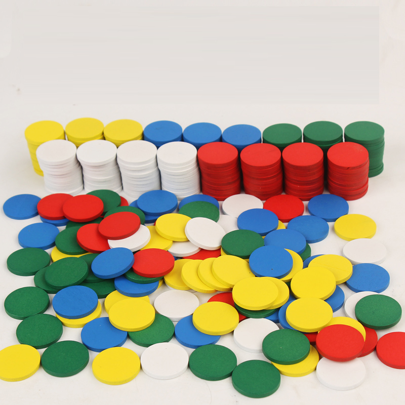 Rompecabezas de disco circular de madera al por mayor juguete educativo para preescolar Montessori