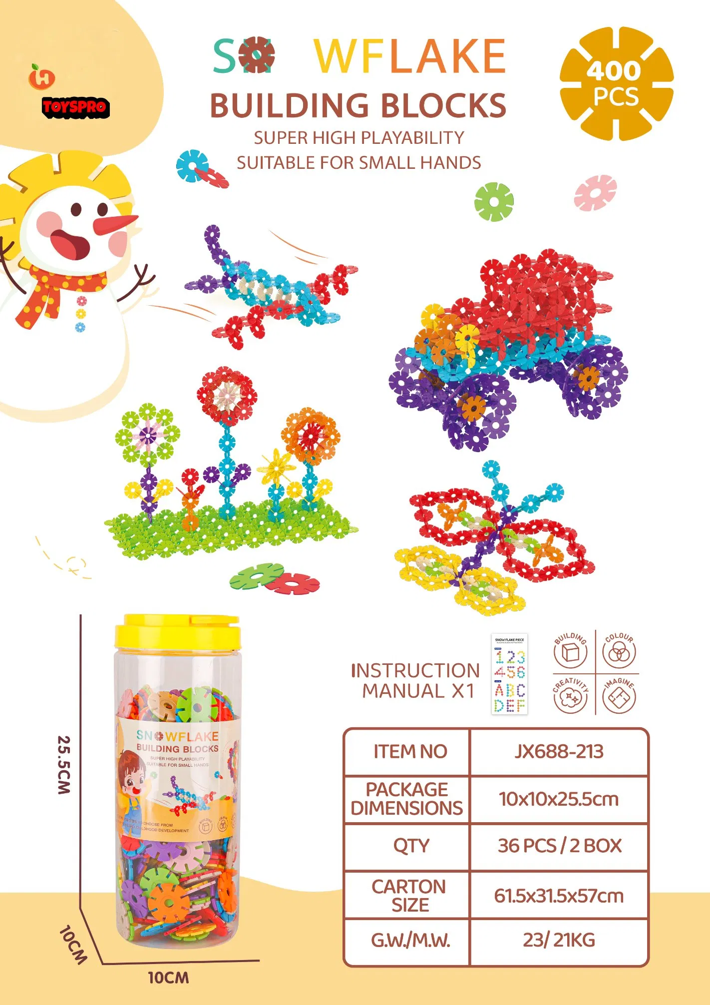 Juguetes educativos para la primera educación y el desarrollo cerebral infantil Niños Niñas Edad 3