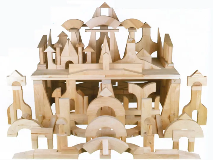 Bloques de construcción madera