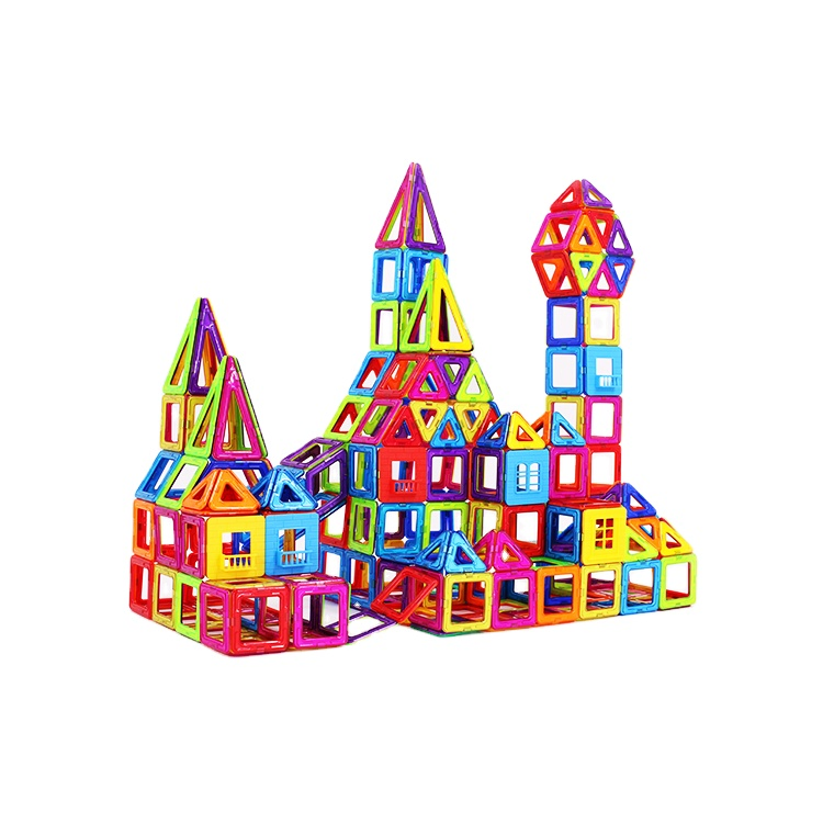 Juguetes magnéticos de construcción de plástico para niños, educativos de STEM para preescolar 66PCS, Cpsc, CE, En71, ASTM