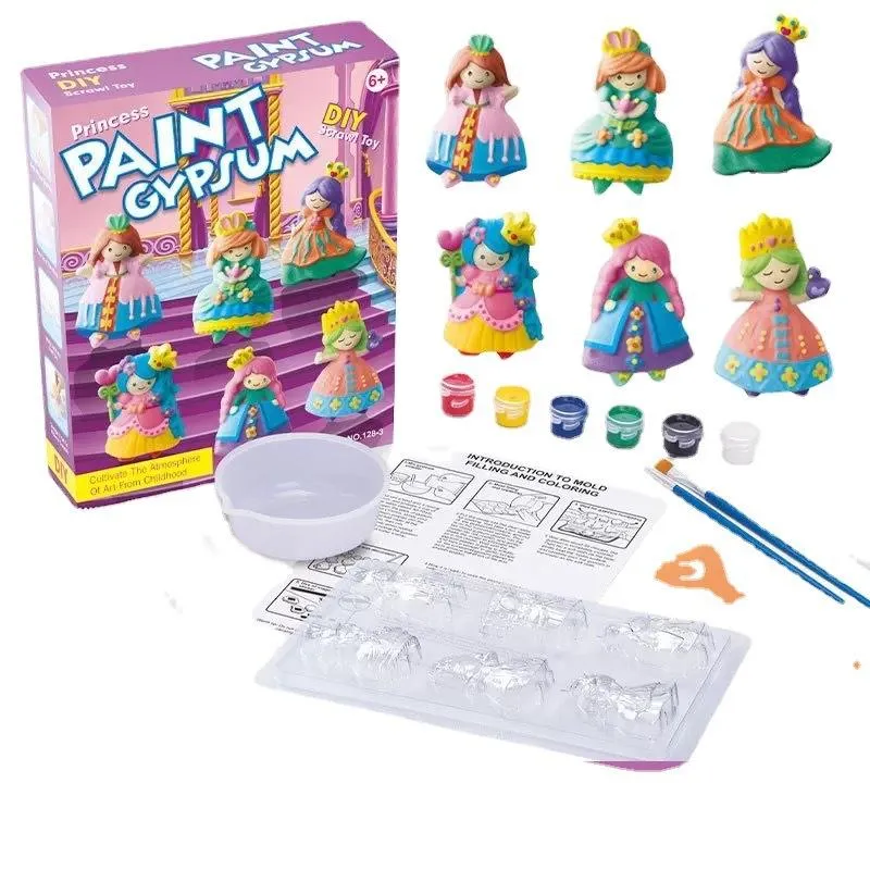 Juego de pintura estilo yeso