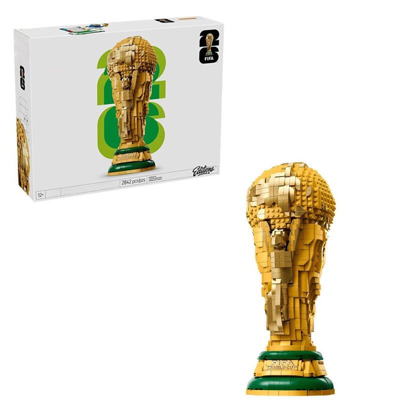 2026 Nuevo 43020 Serie Creativa Trofeo de Fútbol Modelo de Bloques de Construcción Compatible con Lego