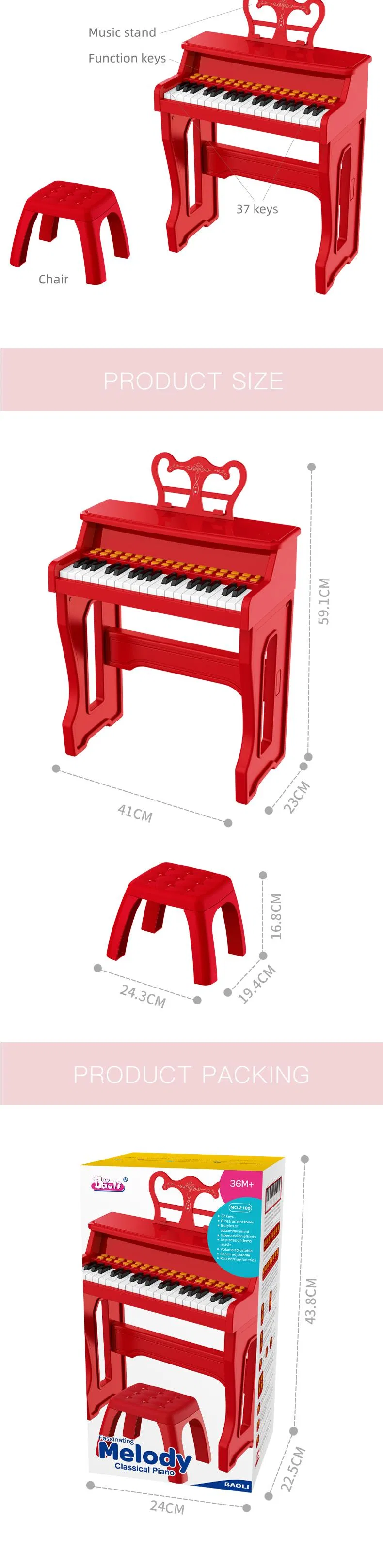 Detalle piano juguete 2