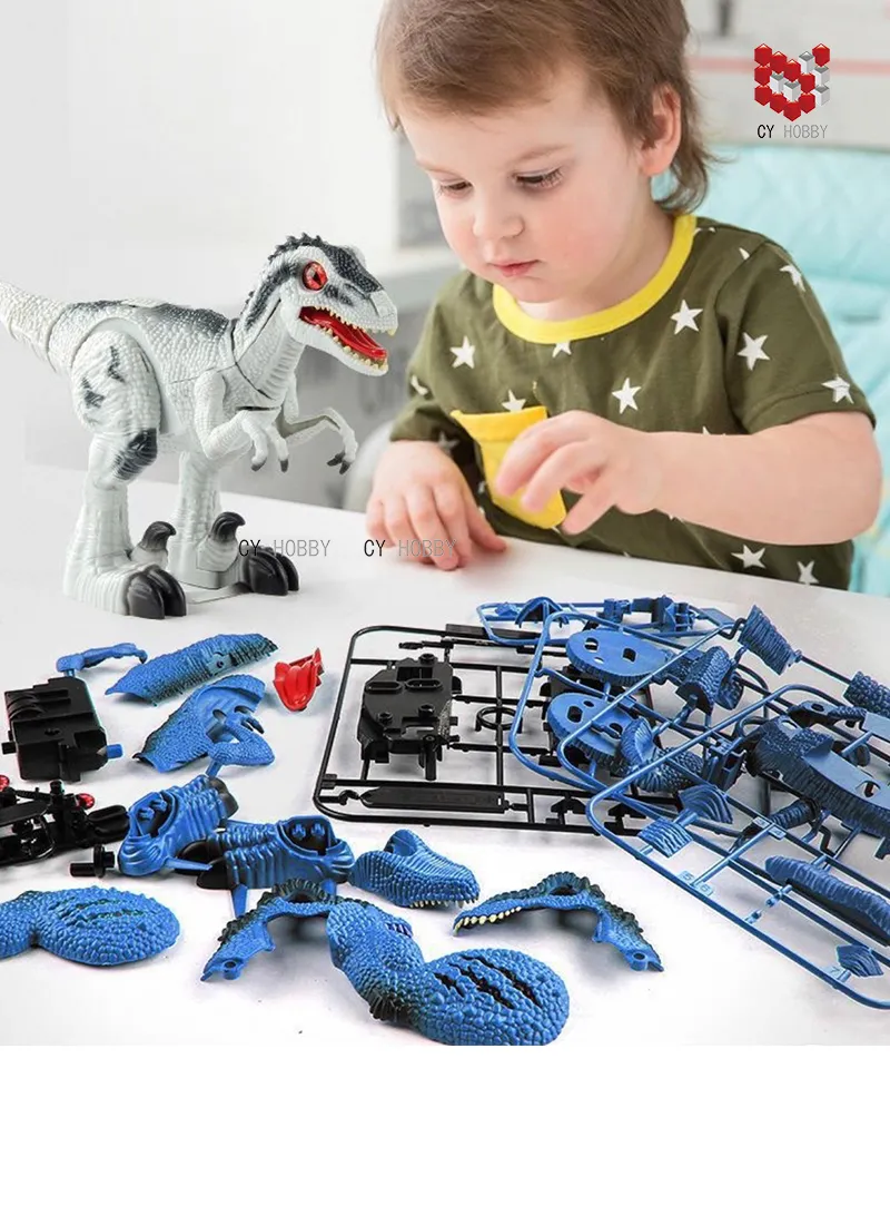 Dinosaurio Raptor DIY 5