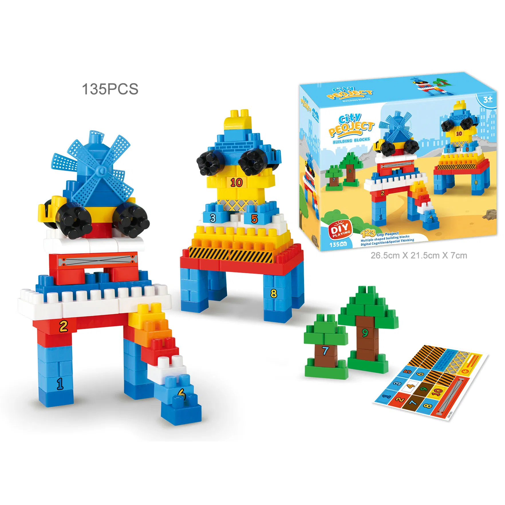 Bloque Stem Robot Animal Coche Bloques de Construcción Grandes Tamaños Partícula Juguetes Educativos para Niños Regalo