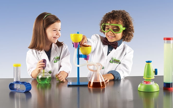 Kit de laboratorio de ciencia para preescolar, juguetes educativos para jóvenes científicos