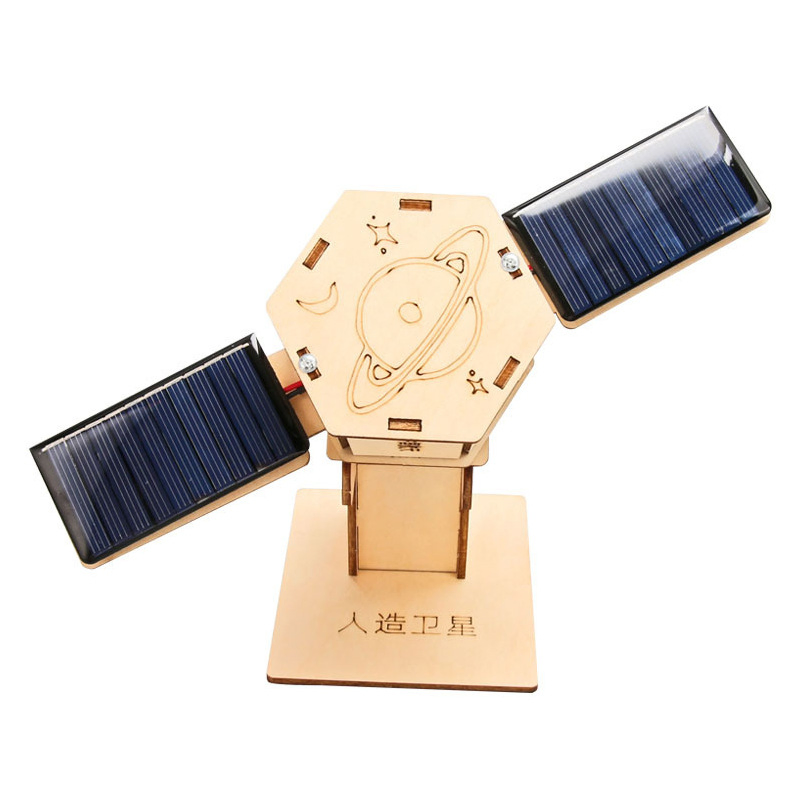 Kit de Exploración Espacial para Niños Set de Stem 3D Construcción Stem Juguete Educativo de Ciencia Creativa de Programación de Madera