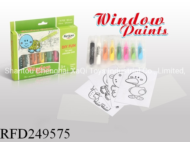 Kit de arte y manualidades de pintura para ventanas, pintura para ventanas/juguetes de bricolaje/juguetes de pintura y dibujo