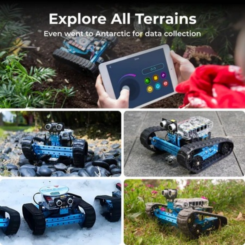 Makeblock Mbot Ranger 3 en 1 Robótica para Niños Edad 8-12, Robot de Programación para Aprendizaje de Arduino Scratch con Caja de Programación, 16 Proyectos de Programación Kit de Ciencia STEM