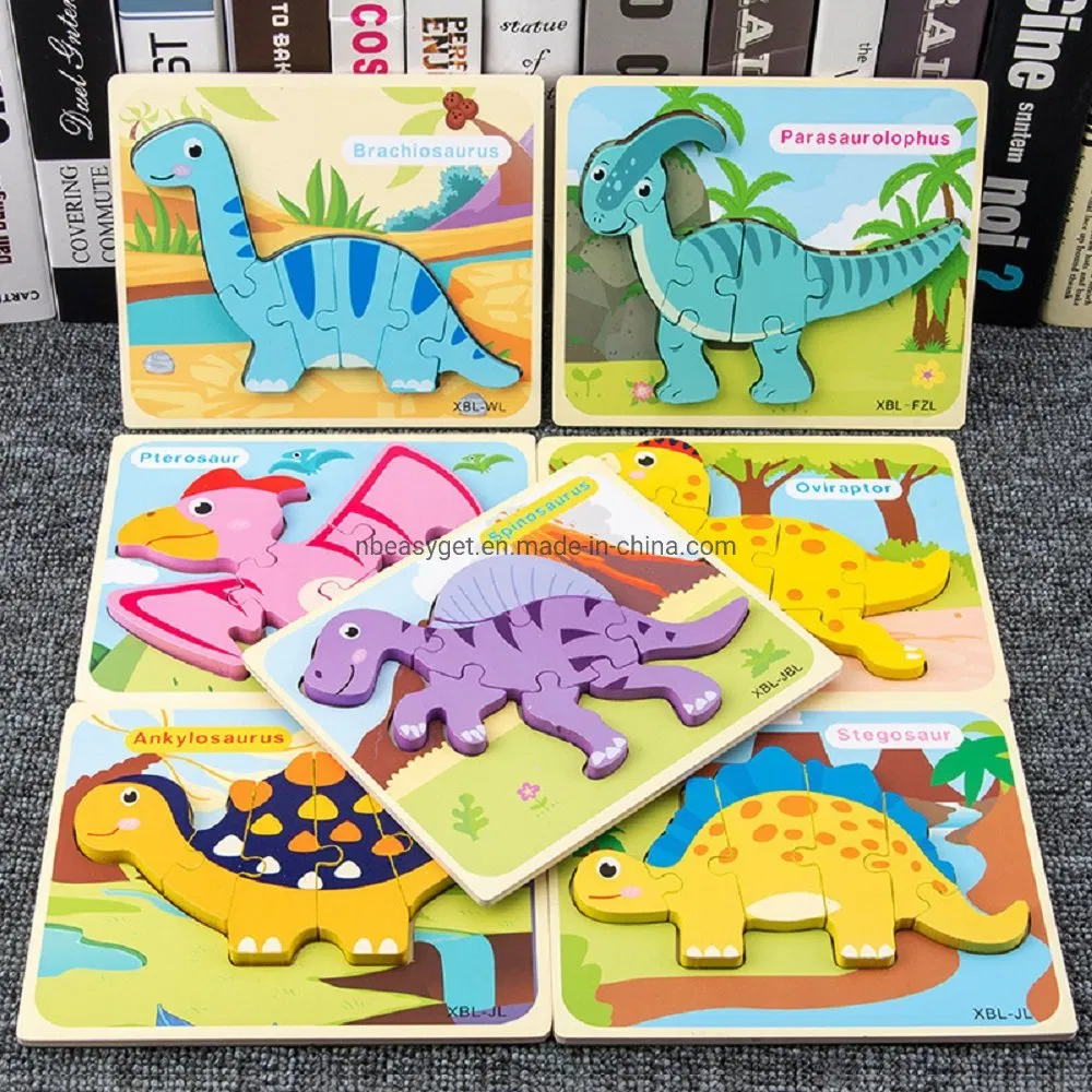 Rompecabezas de Madera de Dinosaurio