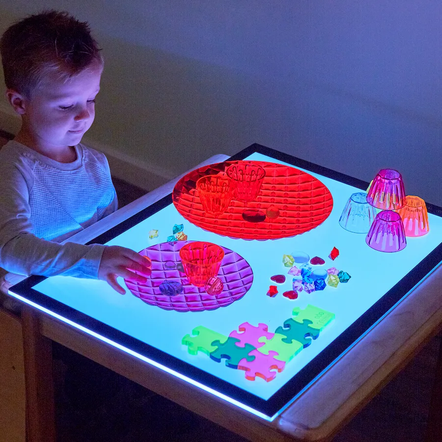 Panel de luz sensorial educación preescolar