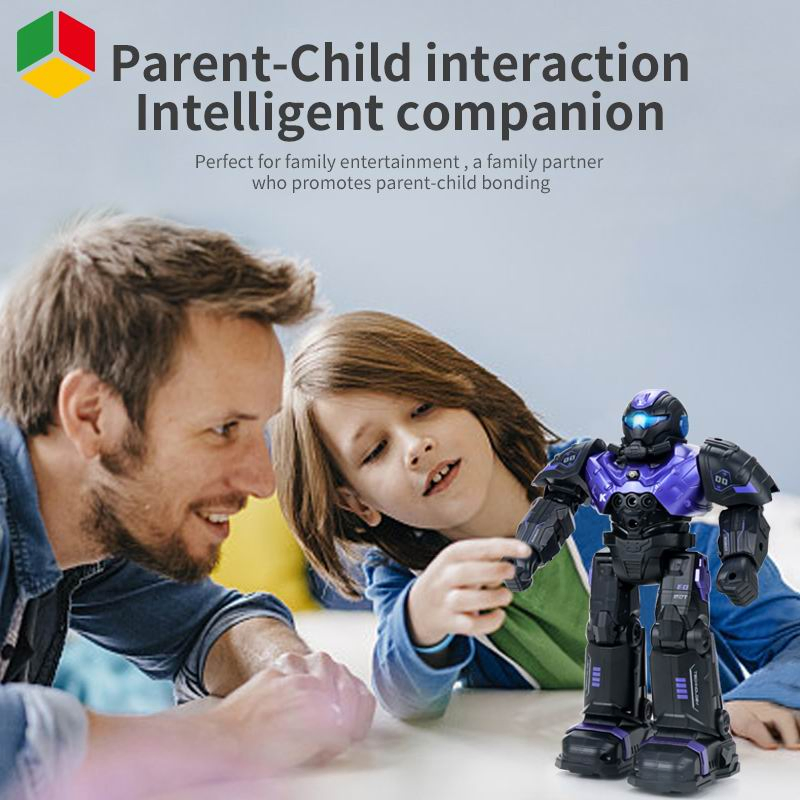 QS Alta Calidad Nuevo Juguete Robot Inteligente con Control Remoto por Gestos de Plástico para Niños, Juguete Educativo Interactivo para el Aprendizaje Infantil