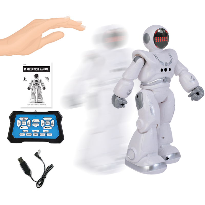 Robot educativo inteligente de programación con detección de gestos multifuncional, control remoto, robot humanoide inteligente