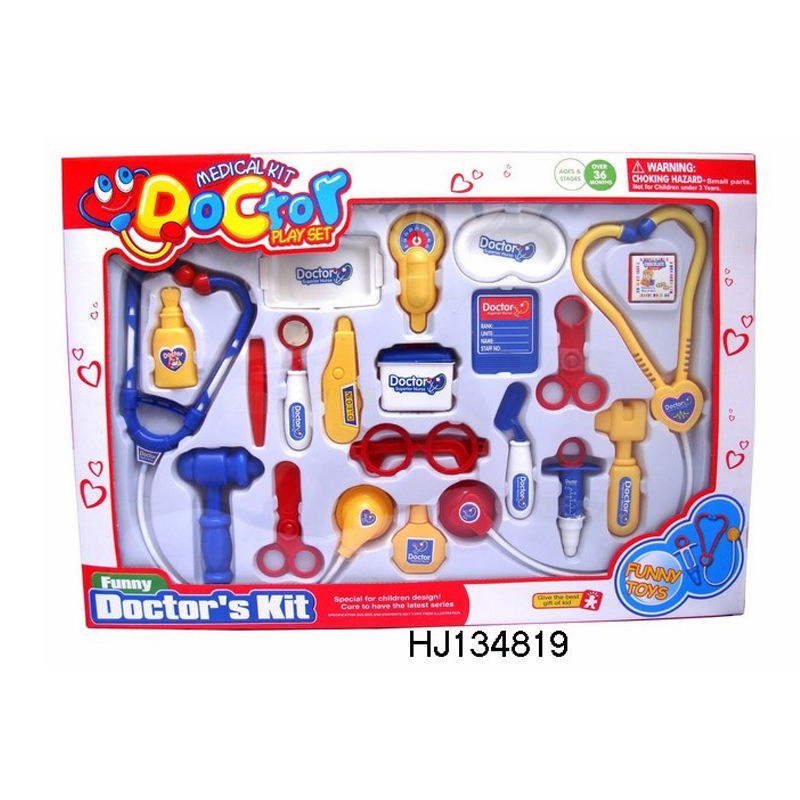 Juego de Instrumentos Médicos Juguete de Doctor Set Educativo para Preescolar Kit Médico para Niños Juguete de Juego de Imaginación
