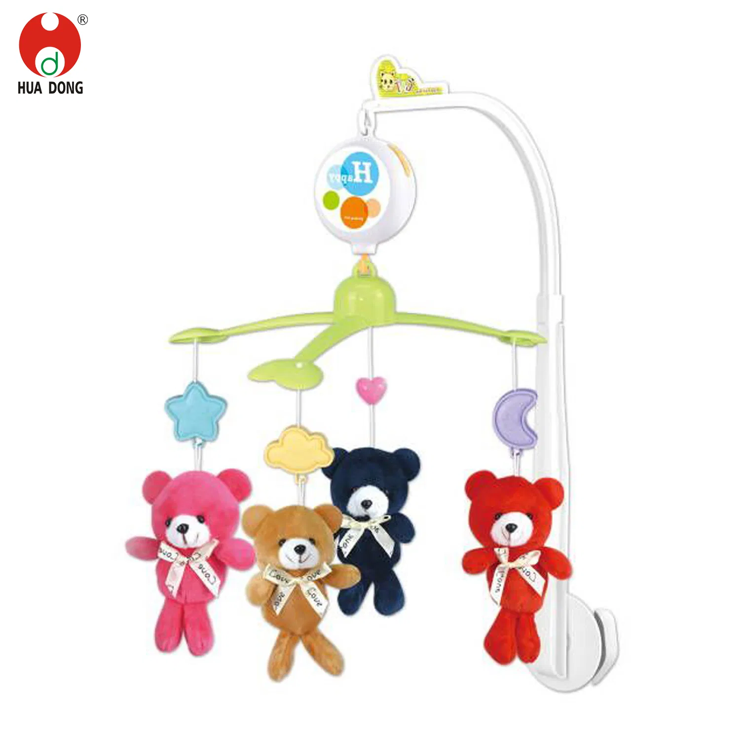 Venta al por mayor de juguetes para bebés electrónicos, juguetes para dormir con música y luz, juguetes para niños, sonajeros para bebés, juguetes de aprendizaje musical, juguetes de plástico y peluche, móviles para cuna