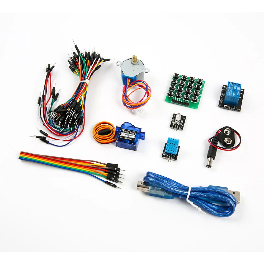 Kit de inicio versión mejorada de RFID para niños; juguetes educativos creativos de electrónica científica para programación de robots inteligentes para Arduino