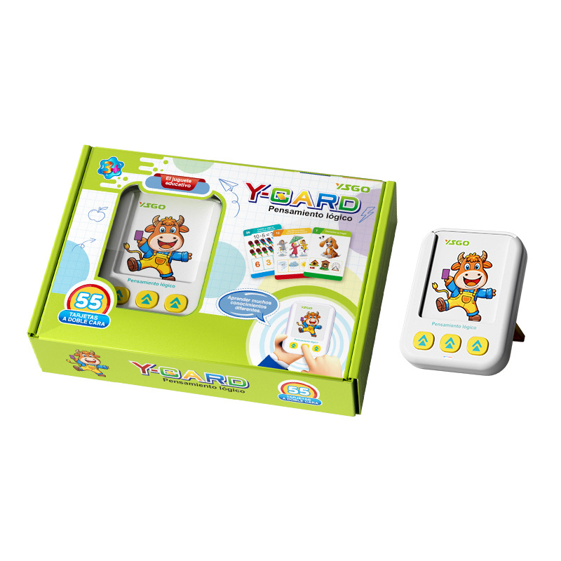 Artículo de alta venta en el comercio exterior: máquina de lectura de tarjetas de educación temprana en idiomas occidentales para niños — juguete de aprendizaje interactivo divertido y lectura de educación temprana al por mayor