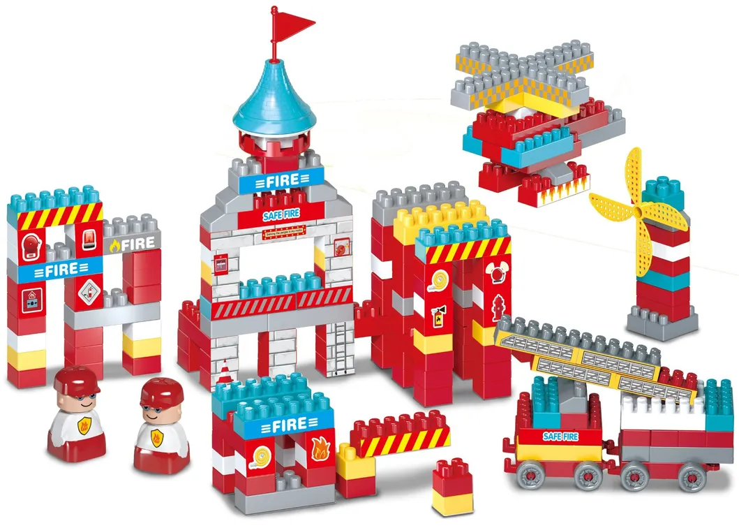 Juego de construcción de estación de bomberos