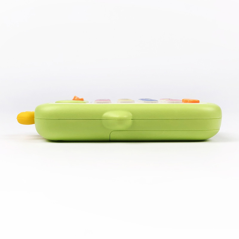 Juguetes de pato amarillo de entretenimiento lindo para el aprendizaje temprano en múltiples idiomas, teléfono móvil musical para bebés