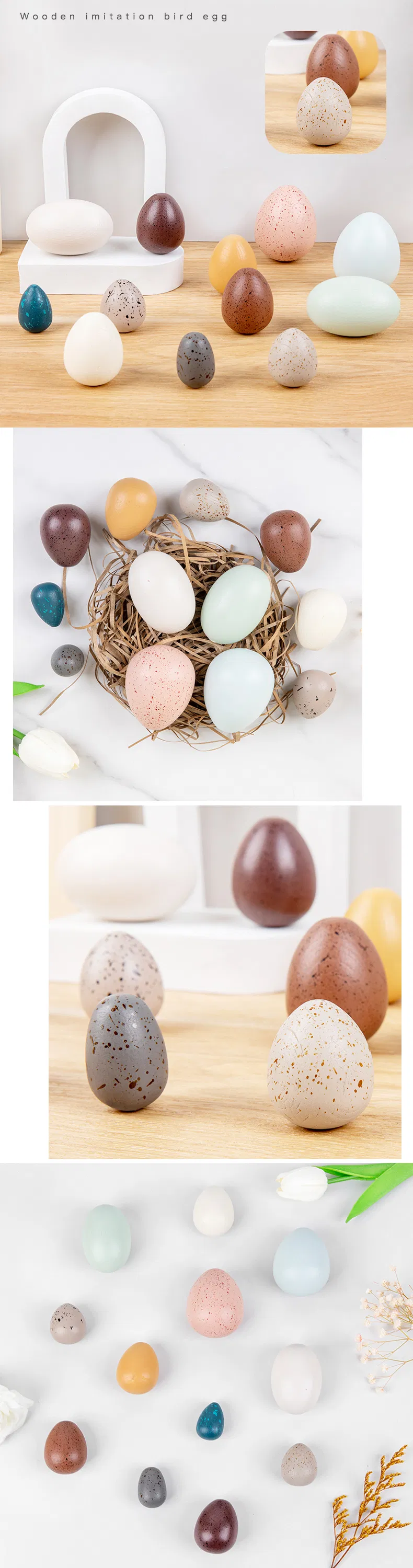 Juego de Huevos de Madera