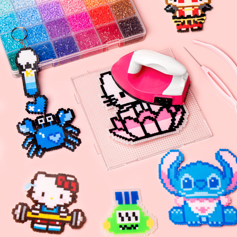 Kit de Juguetes de Artes y Manualidades con Perlas de Fusión 120 Colores
