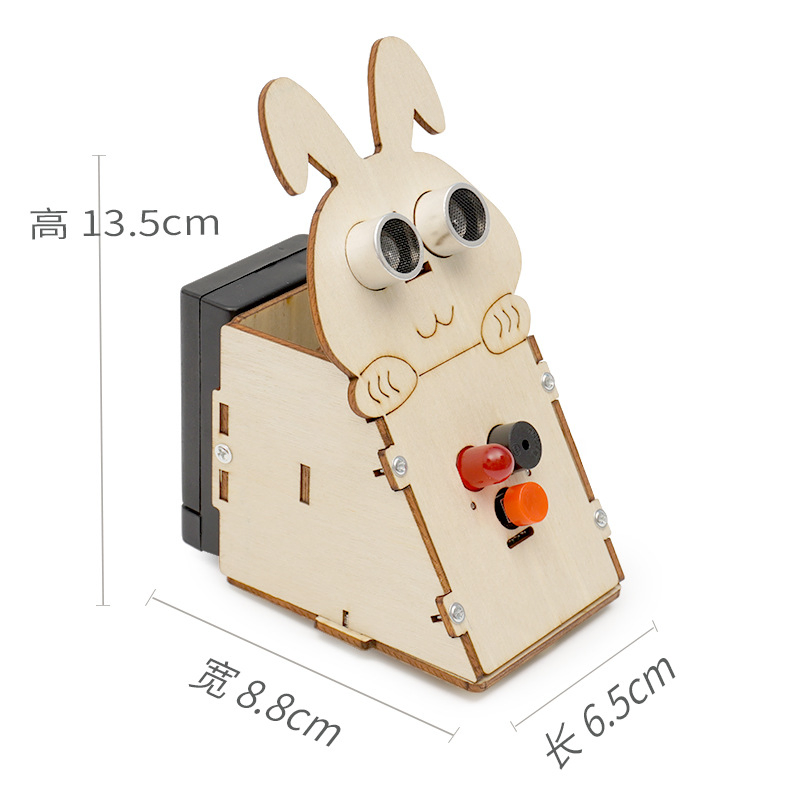 Kit corrector de postura sentado ultrasónico para niños; S DIY Stem juguetes educativos de madera para el aprendizaje de tecnología y programación científica creativa