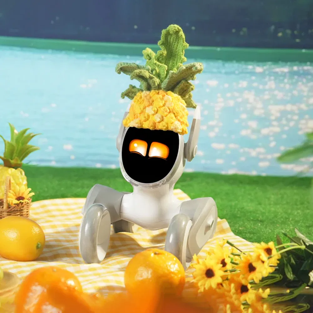 Perro Robot Mascota Chatgpt-4o Compañero Inteligente Potenciado por IA Control por Voz y Gestos, Interacción en Tiempo Real Juguetes Robóticos para Niños, Monitoreo del Hogar - Incluye Carga D