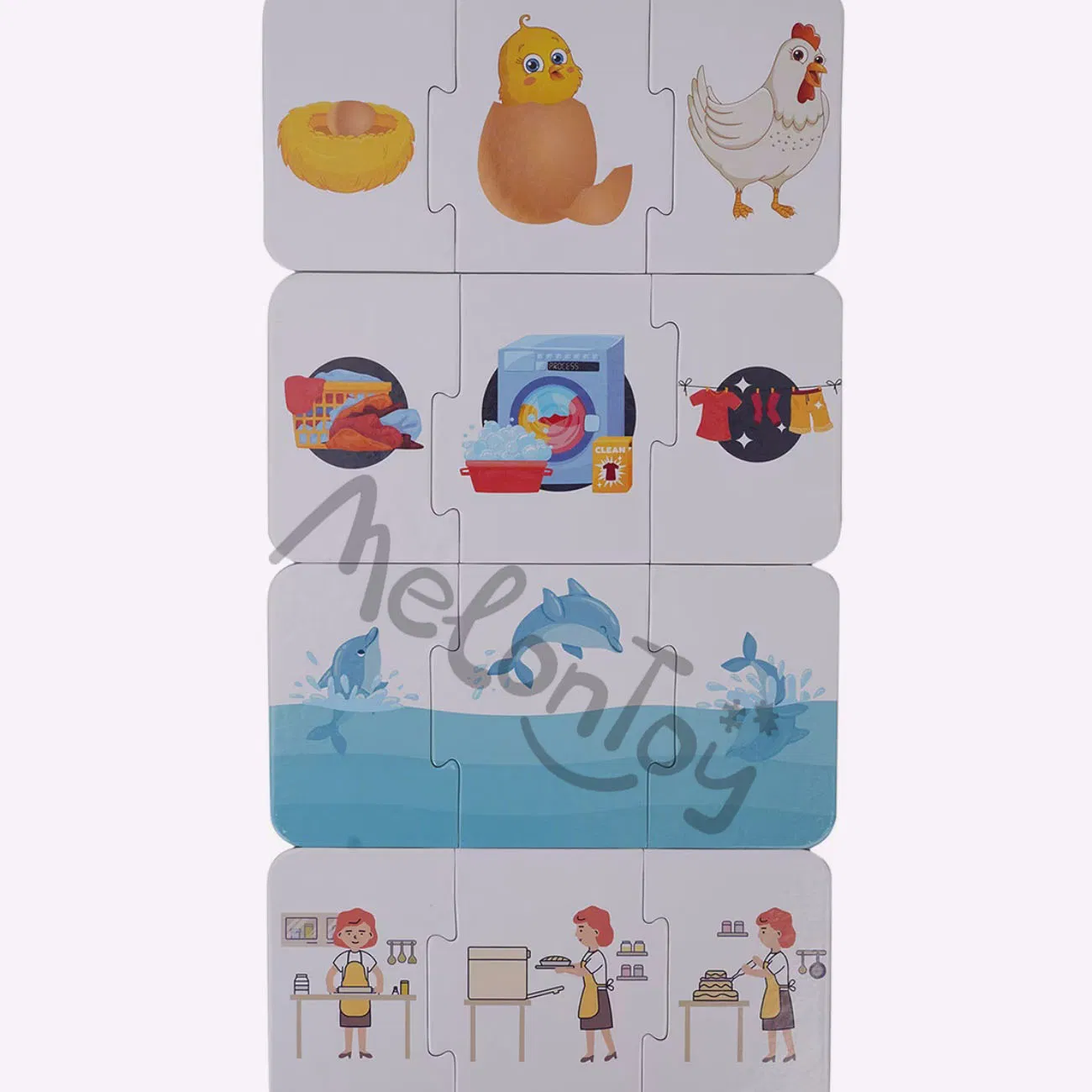 Rompecabezas Cuando Sea Grande Juego Educativo de Rompecabezas Qué Viene Después Rompecabezas de Aprendizaje Juguetes Educativos Intelectuales Juguete para Niños