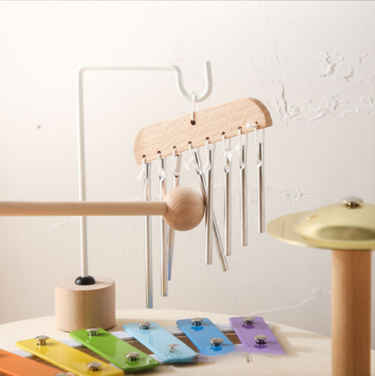 Juguete de juego sensorial para bebés, set de juguetes educativos tempranos para el desarrollo de la inteligencia, tambor musical